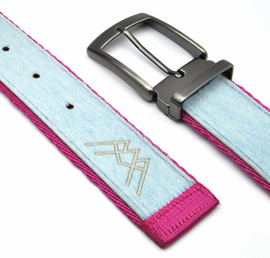 Skinalp - belte av resirkulerte skifeller - 4cm